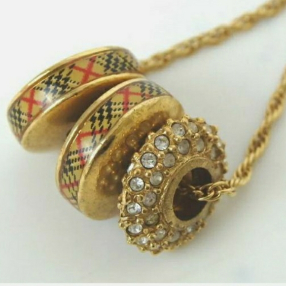 Burberry Jewelry - AUTHENTIC BURBERRY NOVA CHECK BIJOUX NECKLACE.